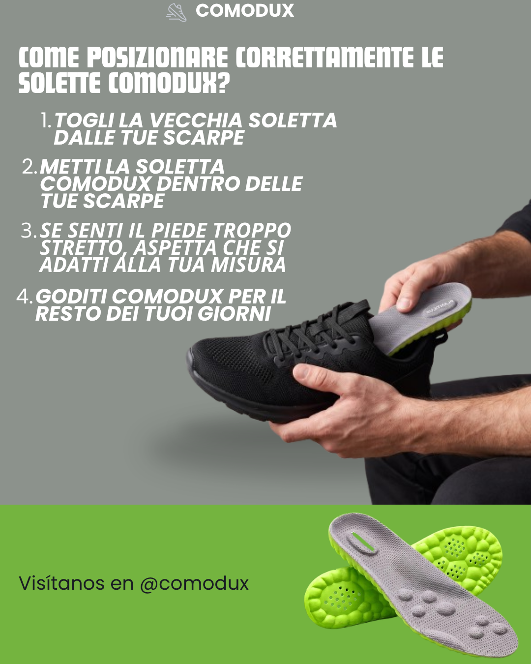 Plantari ergonomici per il comfort quotidiano