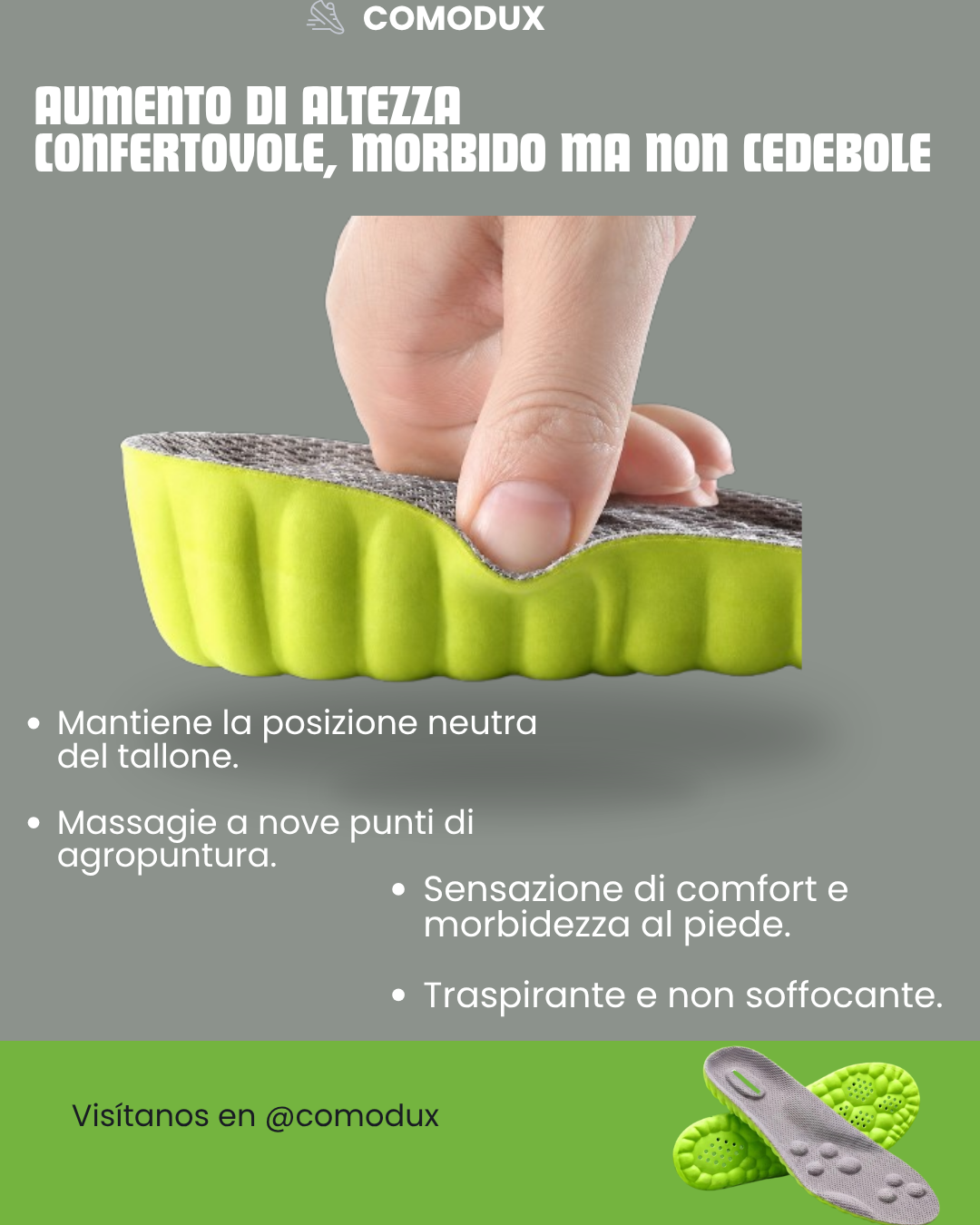 Plantari ergonomici per il comfort quotidiano